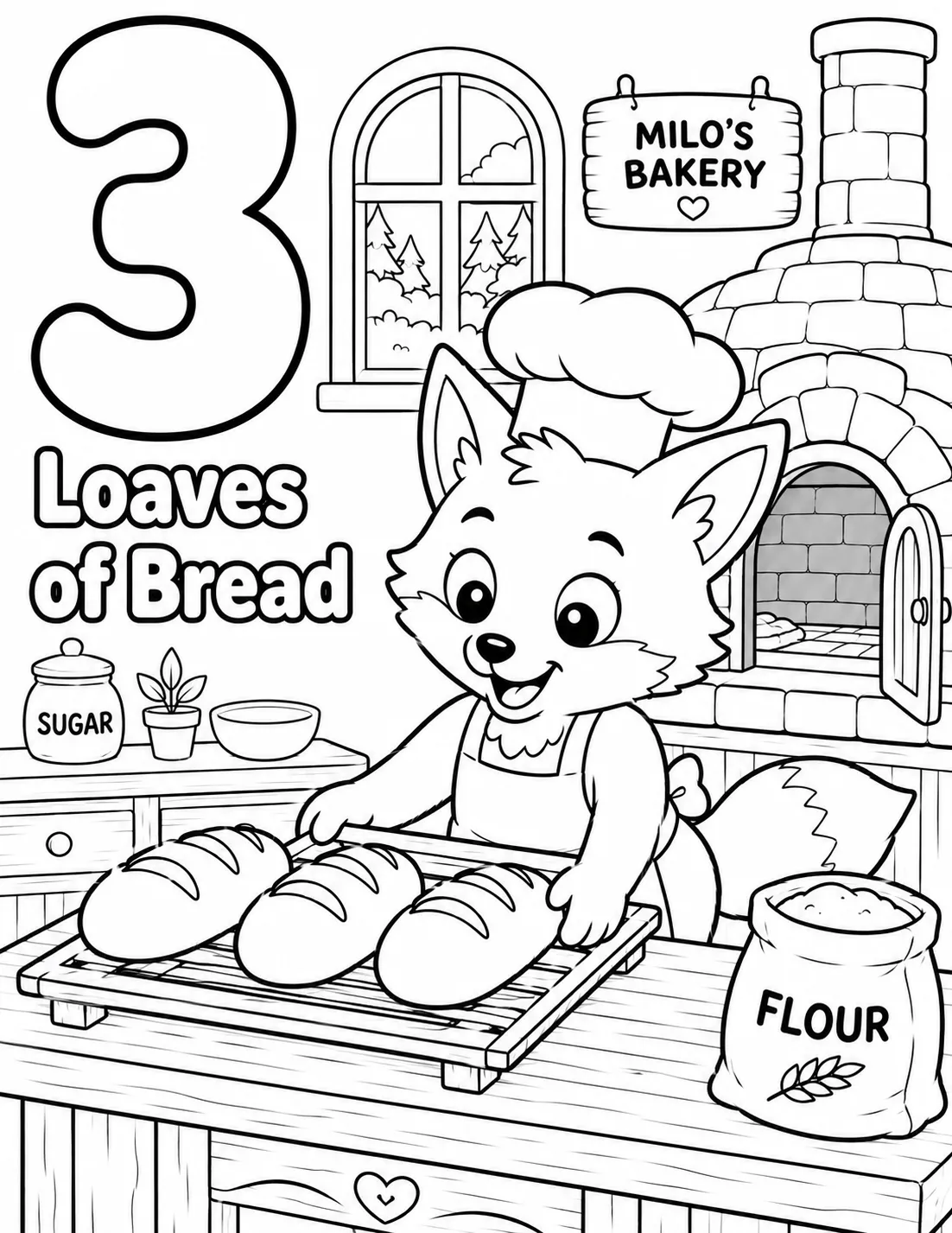 Milo Counts to 24 — Number 17 sample page