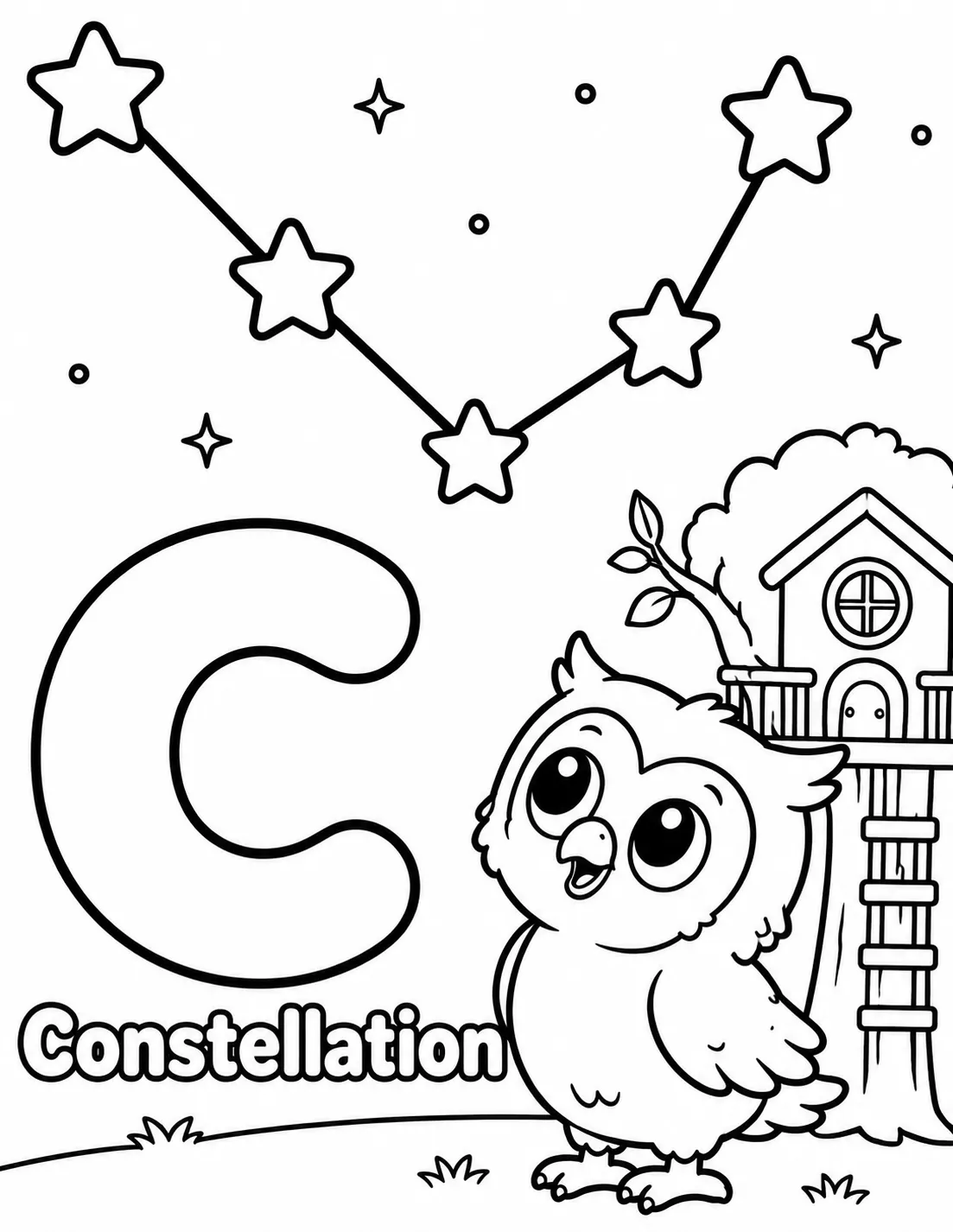 Ollie's ABC Adventure — Letter M sample page