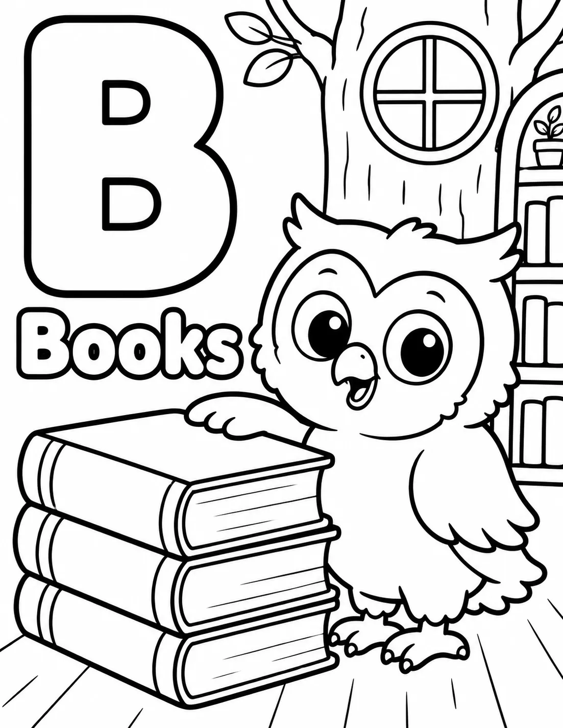 Ollie's ABC Adventure — Letter B sample page