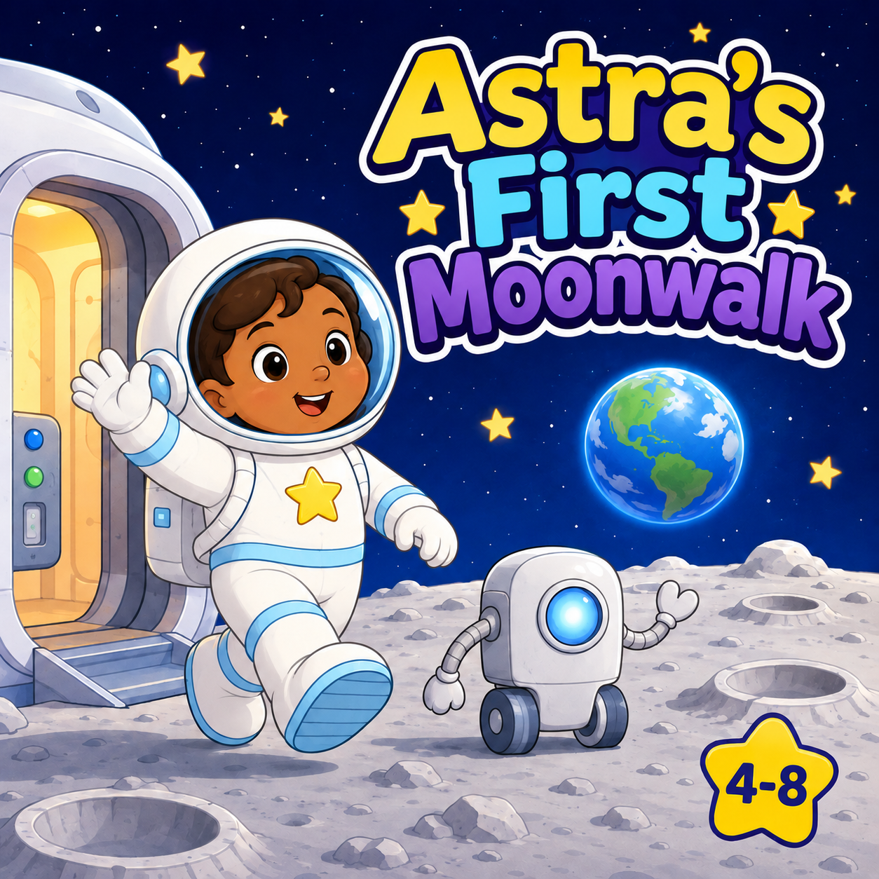 Astra's First Moonwalk - cover