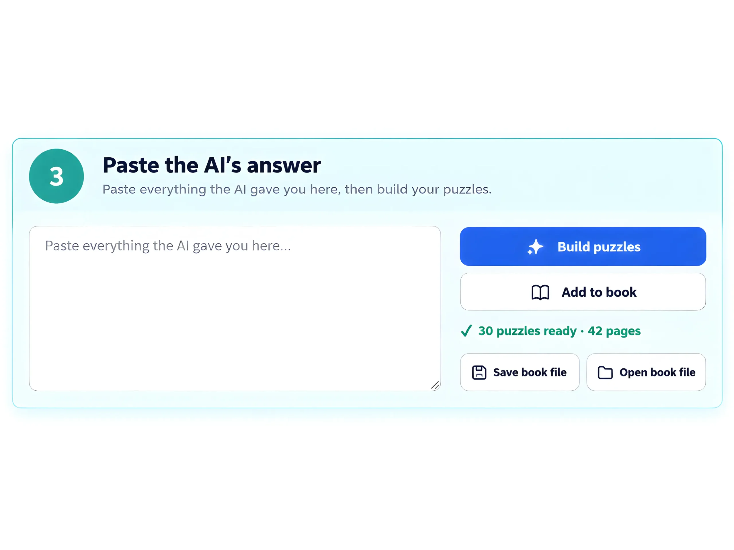 Crossword Puzzle Creator Step 3